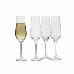 Hot Sale 👍 Mikasa® Grace Set of 4 Champagne Flute Glasses 😍