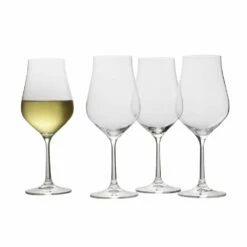 Hot Sale 😍 Mikasa® Grace Set of 4 White Wine Glasses ❤️