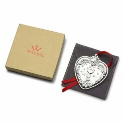 Best Sale ✨ Wallace® Grande Baroque 2022 Sterling Heart Ornament 31st Edition 🌟 -Mikasa Sales 2023 grande baroque 2022 sterling heart ornament 31st edition 5291993L 3