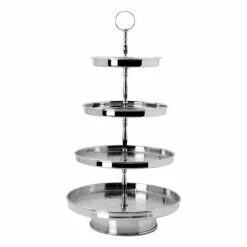 New ✔️ Mikasa® 🔨 Hammered 4 Tiered Server 👏