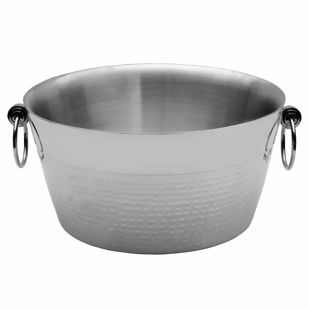 Promo ⌛ Mikasa® 🔨 Hammered and Polished Beverage Tub, 12 Quart 😍 3 Promo ⌛ Mikasa® 🔨 Hammered and Polished Beverage Tub, 12 Quart 😍