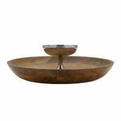 Outlet ✨ Towle® 🔨 Hammersmith Wood Chip and Dip 🥰