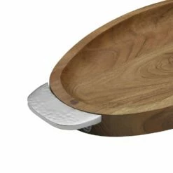 Promo 😍 Towle® 🔨 Hammersmith Wood Oval Platter with Handles 🎉 -Mikasa Sales 2023 hammersmith wood oval platter with handles 5285185 3