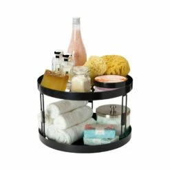 Best Sale ❤️ Gourmet Basics® Haven 2 Tier Lazy Susan Turntable ✔️