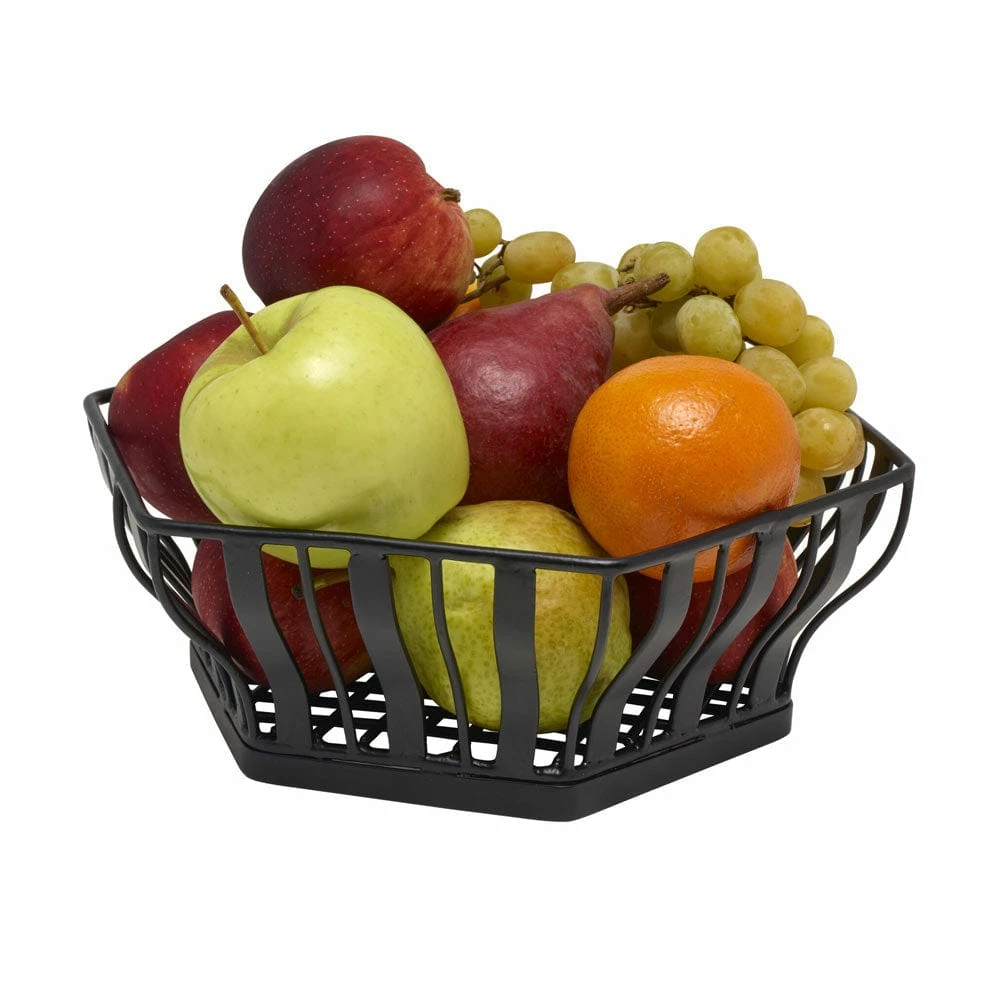 Buy 😉 Gourmet Basics® Hex Centerpiece Fruit Storage Basket 👏 3 Buy 😉 Gourmet Basics® Hex Centerpiece Fruit Storage Basket 👏