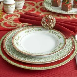 Deals 👍 Mikasa® Holiday Traditions Set of 4 Salad Plates 🤩 -Mikasa Sales 2023 holiday traditions set of 4 salad plates K4L3475 202 3