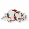 Best Pirce 🛒 Mikasa® Hope Joy Poinsettia 16 Piece Dinnerware Set, Service for 4 ✔️ -Mikasa Sales 2023 hope and joy 16 piece dinnerware set service for 4 5287836 1