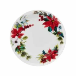 Best Pirce 🛒 Mikasa® Hope Joy Poinsettia 16 Piece Dinnerware Set, Service for 4 ✔️ -Mikasa Sales 2023 hope and joy 16 piece dinnerware set service for 4 5287836 6