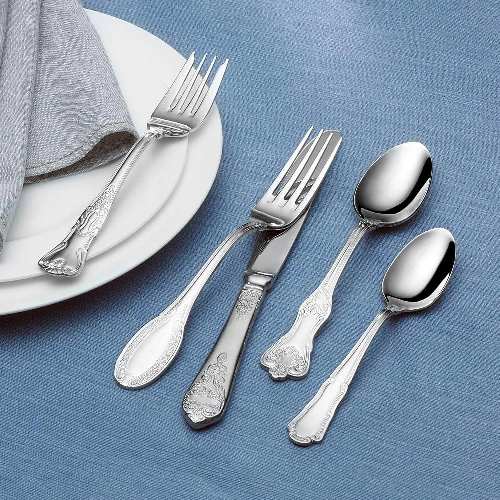 Flash Sale ⌛ Wallace® Luxe 77 Piece Flatware Set, Service for 12 💯 4 Flash Sale ⌛ Wallace® Luxe 77 Piece Flatware Set, Service for 12 💯 - Image 2