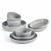 Buy 👍 Mikasa® Huxley Grey 9 Piece Dinnerware Bowl Set, Service for 3 🔥 -Mikasa Sales 2023 huxley grey 9 piece dinnerware bowl set service for 3 5296555 1
