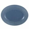 Hot Sale 👏 Mikasa® Italian Countryside Accents Fluted Blue Oval Platter ❤️ -Mikasa Sales 2023 italian countryside accents fluted blue oval platter 5193830 1