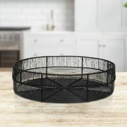 Flash Sale 🎉 Gourmet Basics® Jaxon Centerpiece Basket 💯 -Mikasa Sales 2023 jaxon centerpiece basket 5267866 4