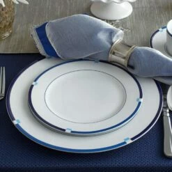 Best Sale ❤️ Mikasa® Jet Set Blue Dinner Plate ✔️ -Mikasa Sales 2023 jet set blue dinner plate 5132161 3