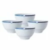 Hot Sale 💯 Mikasa® Jet Set Blue Set of 4 Soup Cereal Bowls ❤️ -Mikasa Sales 2023 jet set blue set of 4 soup cereal bowls K45171302 1