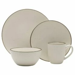 Coupon 👍 Gourmet Basics® Juliana Cream 16 Piece Dinnerware Set, Service for 4 ✔️