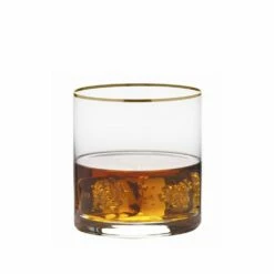 Best Sale 🎁 Mikasa® Julie Gold Set of 4 Double Old Fashioned Whiskey Glasses ✔️ -Mikasa Sales 2023 julie gold set of 4 double old fashioned whiskey glasses 5289860 3