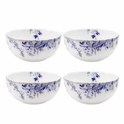 Cheapest 🔥 Mikasa® Kaia Platinum Set of 4 All Purpose Bowls 💯