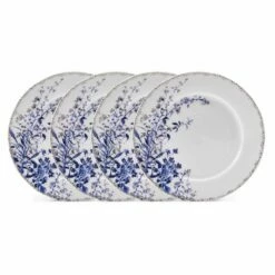 Cheap ✔️ Mikasa® Kaia Platinum Set of 4 Dinner Plates 🔔