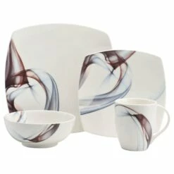 Promo 🌟 Mikasa® Kya Square 16 Piece Dinnerware Set, Service for 4 ✨ -Mikasa Sales 2023 kya square 16 piece dinnerware set service for 4 K5223389 2