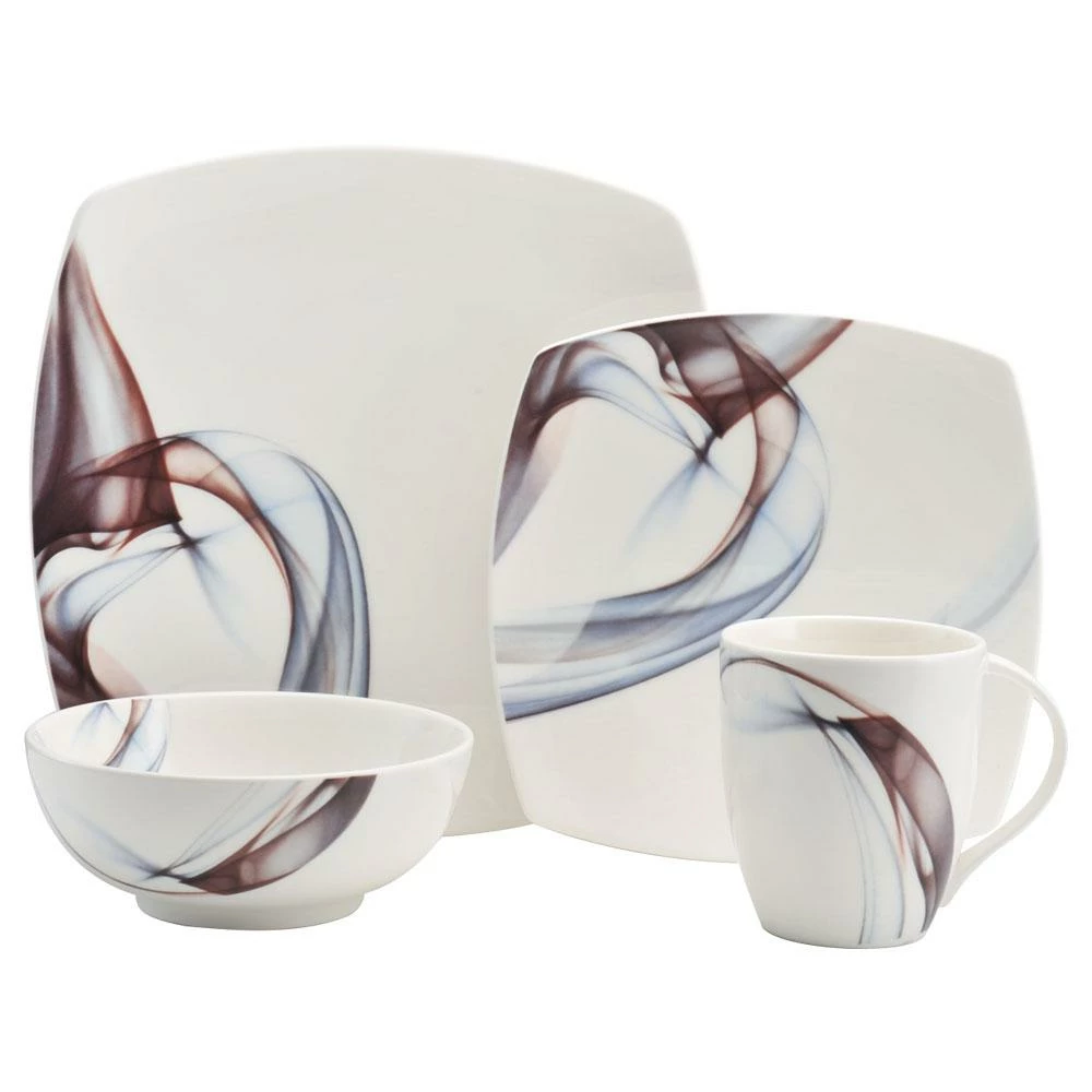 Hot Sale ✨ Mikasa® Kya Square 4 Piece Place Setting 🔥 3 Hot Sale ✨ Mikasa® Kya Square 4 Piece Place Setting 🔥