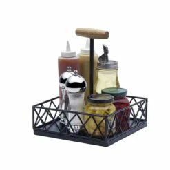 Best reviews of ✔️ Gourmet Basics® Lattice Farm Condiment Caddy 🎁