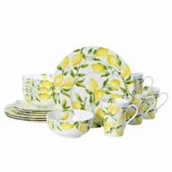 Buy 🧨 Mikasa® Lemons 16 Piece Dinnerware Set, Service for 4 🛒