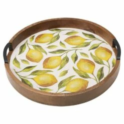Buy 🥰 Gourmet Basics® Lemons Lazy Susan Serve Tray 🎁