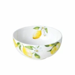 New 🥰 Mikasa® Lemons Set of 4 Fruit Bowls 🤩 -Mikasa Sales 2023 lemons set of 4 fruit bowls K45289434 2