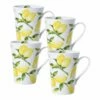 Brand new 👏 Mikasa® Lemons Set of 4 Mugs 😀 -Mikasa Sales 2023 lemons set of 4 mugs K45289433 1