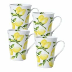 Brand new 👏 Mikasa® Lemons Set of 4 Mugs 😀