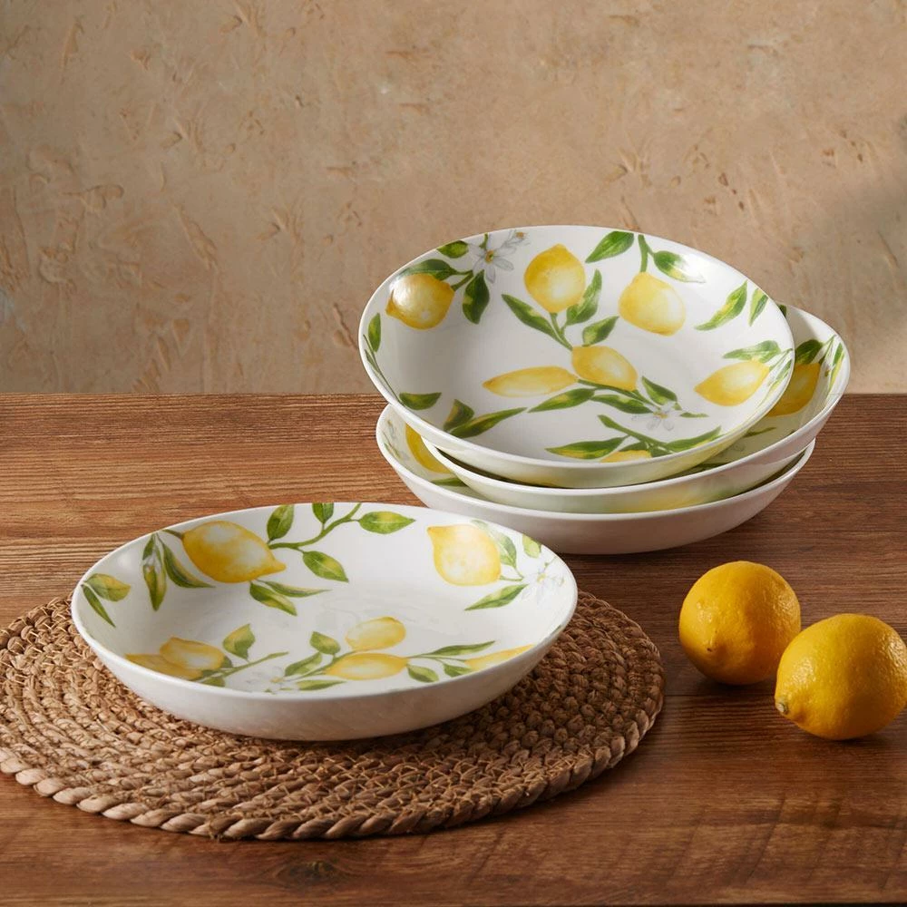 Coupon 🎁 Mikasa® Lemons Set of 4 Pasta Bowls ⌛ 4 Coupon 🎁 Mikasa® Lemons Set of 4 Pasta Bowls ⌛ - Image 2