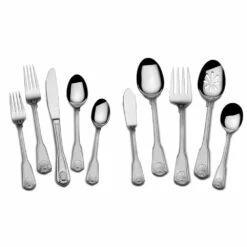 Cheapest 🥰 Towle® London Shell 45 Piece Flatware Set, Service for 8 🎁