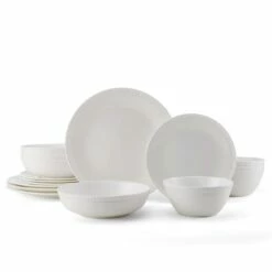 Buy 🔥 Mikasa® Loria 16 Piece Dinnerware Set with Pasta Bowl, Service for 4 ❤️