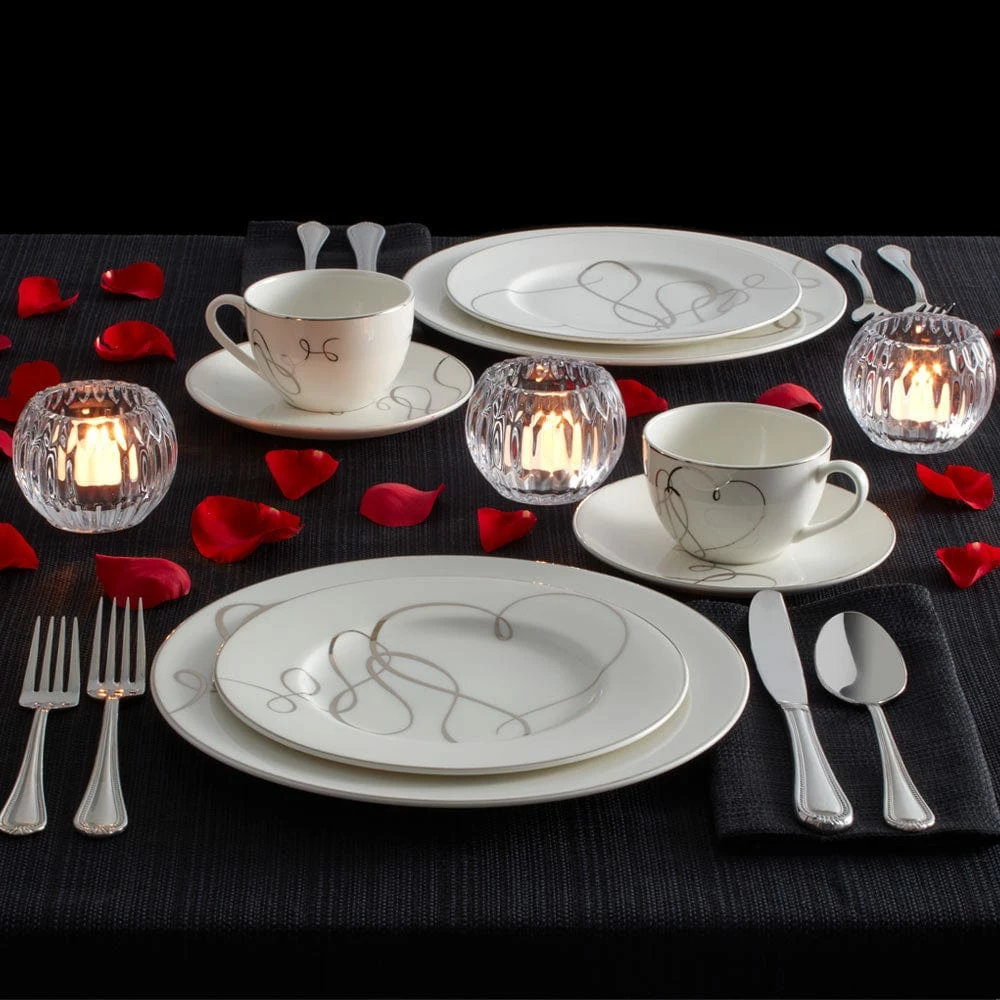 Top 10 💯 Mikasa® Love Story 40 Piece Dinnerware Set, Service for 8 🔔 4 Top 10 💯 Mikasa® Love Story 40 Piece Dinnerware Set, Service for 8 🔔 - Image 2