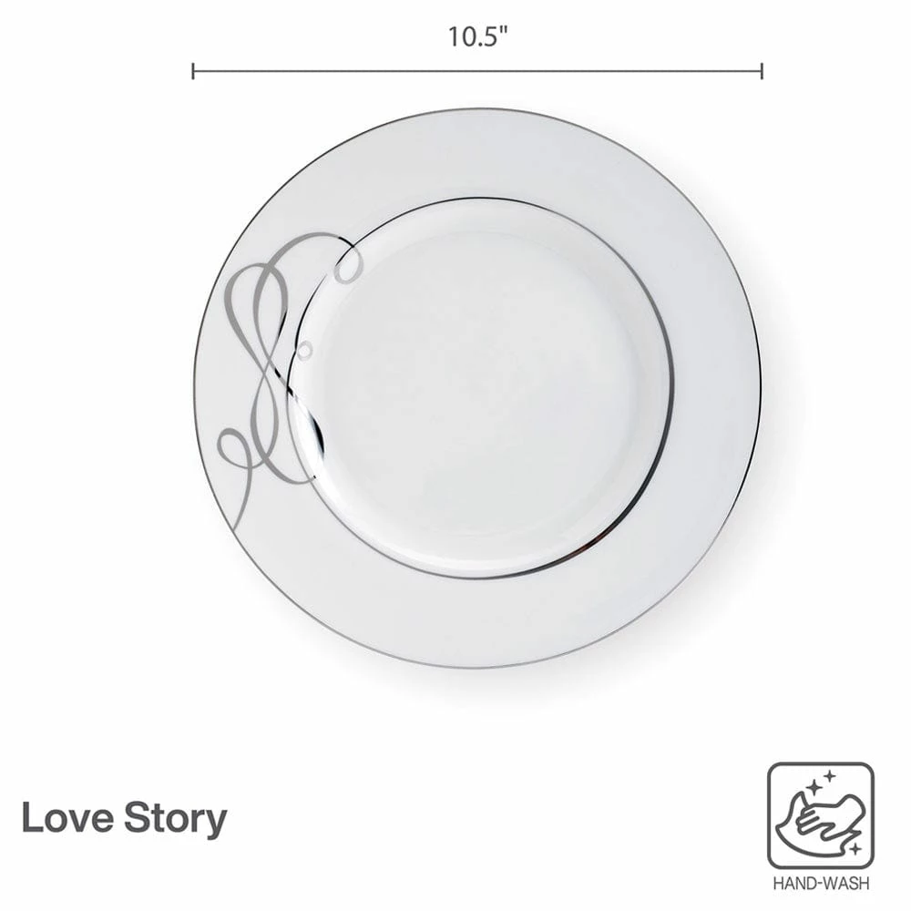 Best reviews of 🧨 Mikasa® Love Story Set of 4 Dinner Plates 🔥 6 Best reviews of 🧨 Mikasa® Love Story Set of 4 Dinner Plates 🔥 - Image 4