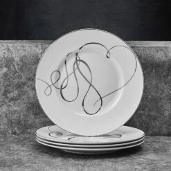Brand new 🧨 Mikasa® Love Story Set of 4 Salad Plates 🎉 -Mikasa Sales 2023 love story set of 4 salad plates 5293351 3