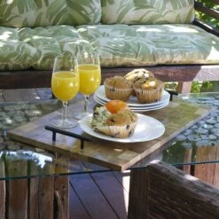 New 🛒 Gourmet Basics® Mango Wood Checkered Serve Tray, 21 Inch ⭐ -Mikasa Sales 2023 mango wood checkered serve tray 21 inch 5274633 3