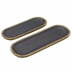 Best reviews of 🤩 Mikasa® Mango Wood Set of 2 Serving Platters 🛒