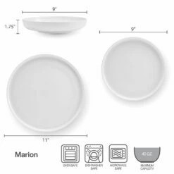 Coupon 🛒 Mikasa® Marion 12 Piece Dinnerware Set, Service for 4 ✔️ -Mikasa Sales 2023 marion 12 piece dinnerware set service for 4 5297271 5