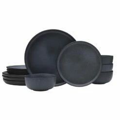 Deals 🌟 Mikasa® Mayer 12 Piece Dinnerware Set, Service for 4 🥰