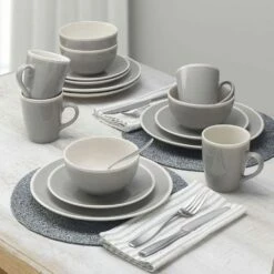 Best deal 🤩 Gourmet Basics® Melanie 16 Piece Dinnerware Set, Service for 4 ✨ 8 Best deal 🤩 Gourmet Basics® Melanie 16 Piece Dinnerware Set, Service for 4 ✨ -Mikasa Sales 2023 melanie 16 piece dinnerware set service for 4 5233001 4