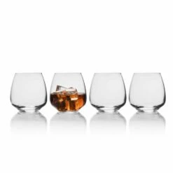 Best Sale 🌟 Mikasa® Melody Set of 4 Double Old Fashioned Glasses ⭐