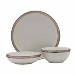 Best Sale ❤️ Mikasa® Miller White 12 Piece Dinnerware Set, Service for 4 🛒 -Mikasa Sales 2023 miller white 12 piece dinnerware set service for 4 5294096 8
