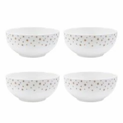 Best Pirce 🧨 Mikasa® Millie Gold Set of 4 All Purpose Bowls 🎁