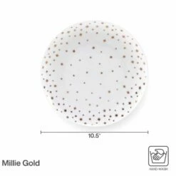 Flash Sale 💯 Mikasa® Millie Gold Set of 4 Dinner Plates 👏 9 Flash Sale 💯 Mikasa® Millie Gold Set of 4 Dinner Plates 👏 -Mikasa Sales 2023 millie gold set of 4 dinner plates 5289323 4