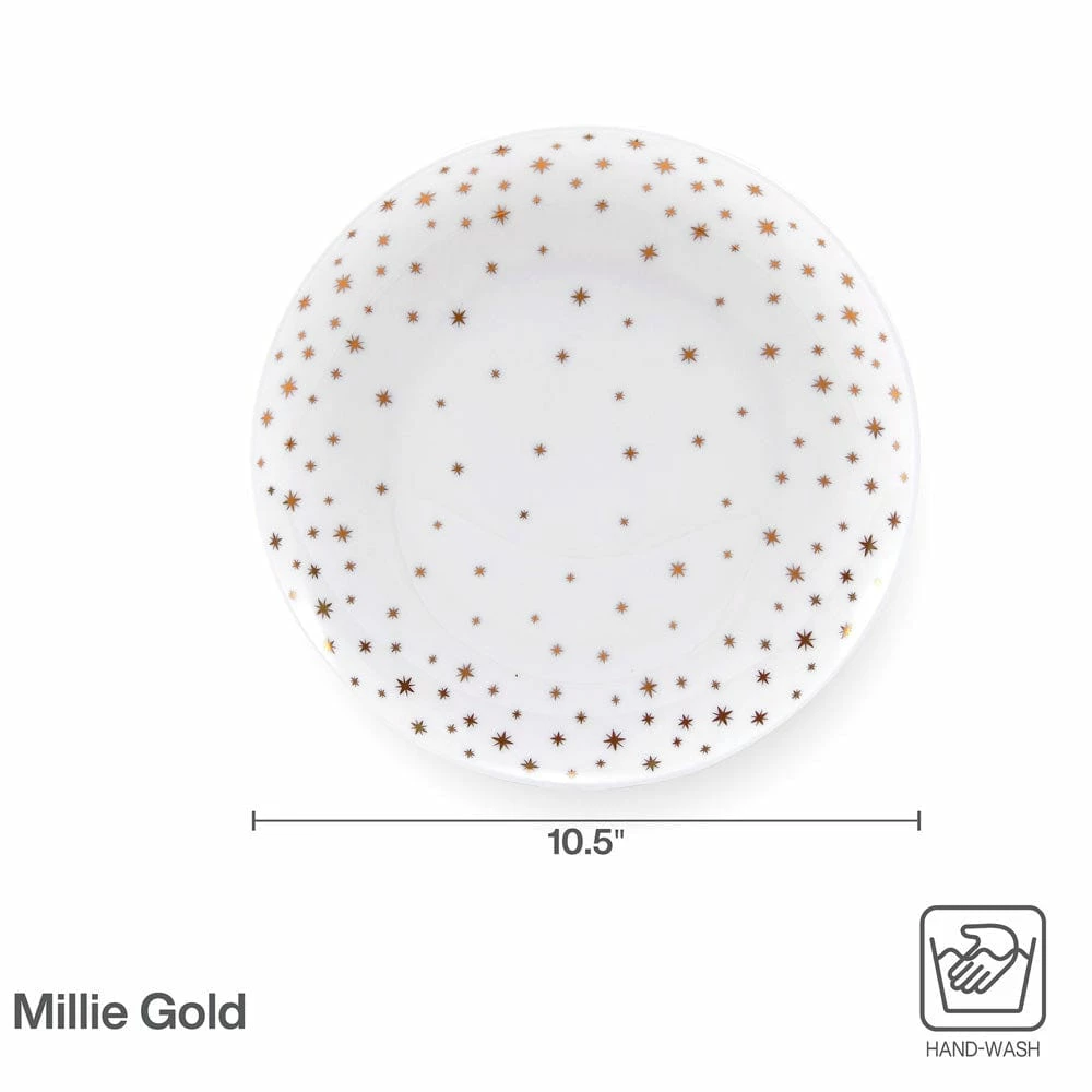 Flash Sale 💯 Mikasa® Millie Gold Set of 4 Dinner Plates 👏 6 Flash Sale 💯 Mikasa® Millie Gold Set of 4 Dinner Plates 👏 - Image 4