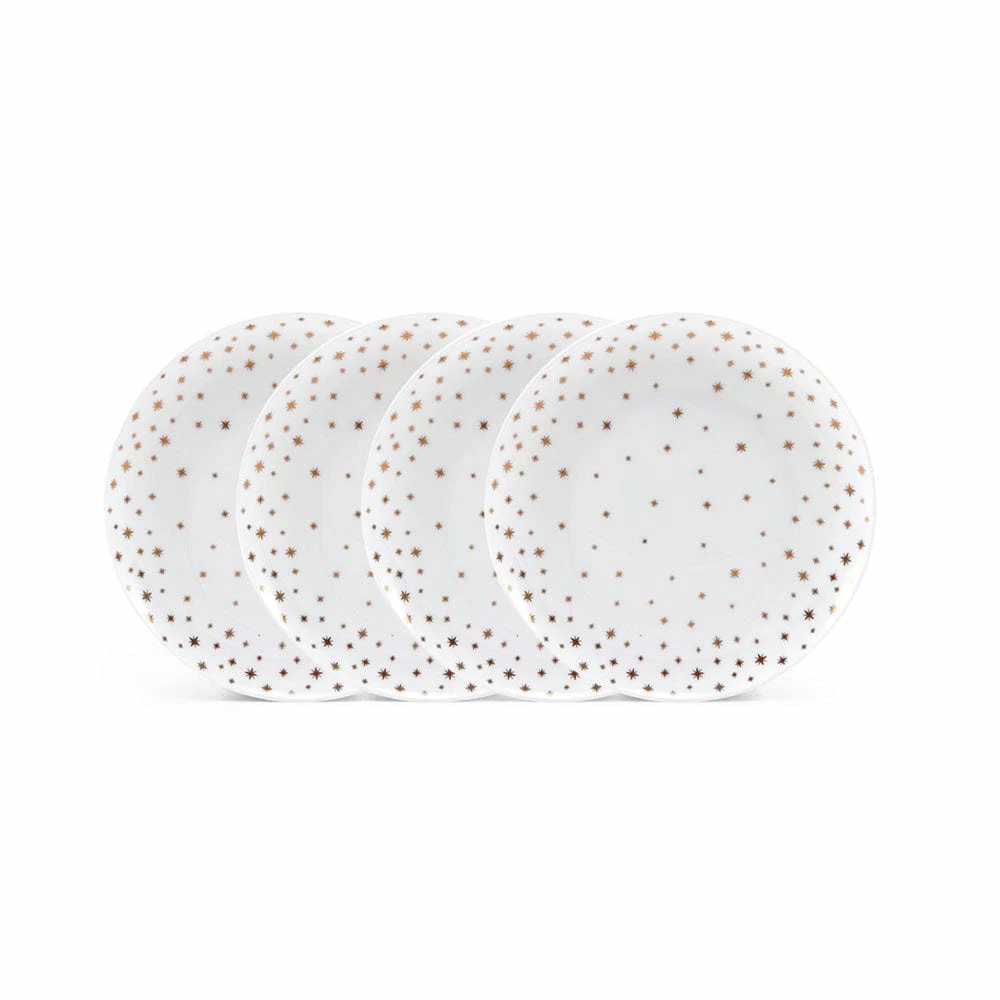 Outlet 😍 Mikasa® Millie Gold Set of 4 Salad Plates 😍 3 Outlet 😍 Mikasa® Millie Gold Set of 4 Salad Plates 😍