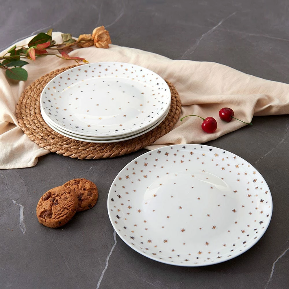 Outlet 😍 Mikasa® Millie Gold Set of 4 Salad Plates 😍 4 Outlet 😍 Mikasa® Millie Gold Set of 4 Salad Plates 😍 - Image 2