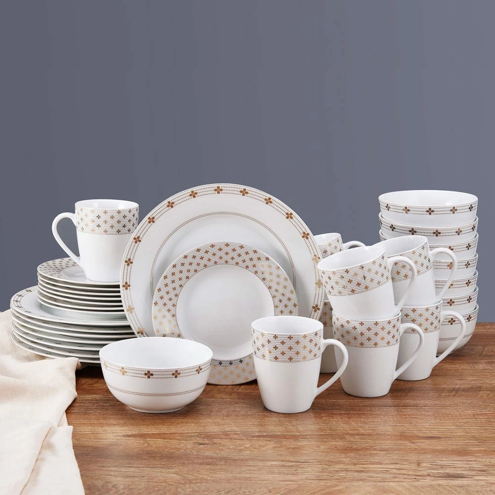 Coupon ✨ Mikasa® Modern Petals 32 Piece Dinnerware Set, Service for 8 ⭐ 5 Coupon ✨ Mikasa® Modern Petals 32 Piece Dinnerware Set, Service for 8 ⭐ - Image 3