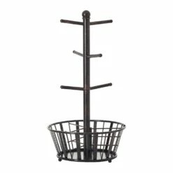 Best Sale 👏 Gourmet Basics® Mug Tree Stand with Basket ✨ 7 Best Sale 👏 Gourmet Basics® Mug Tree Stand with Basket ✨ -Mikasa Sales 2023 mug tree stand with basket 5172783 2